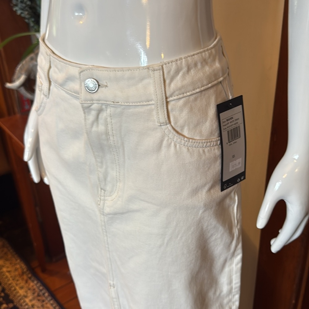 NWT mavi size XS white/Cream long Skirt